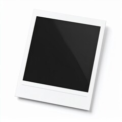Blank White Instant Photo Frame Mockup