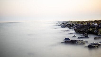 Fototapeta premium sunset over the sea