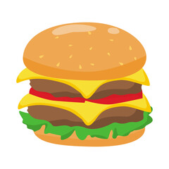 Cute Hand Drawn burger