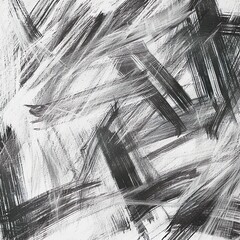 black graphic strokes on white background. Graphics, background, creativity.
