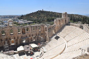 Greece amphitheater in Athens 