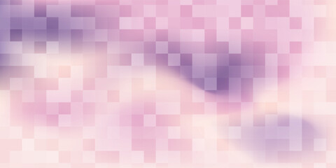 Abstract gradient background in soft pink and purple hues.