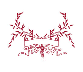 wreath decoration logo