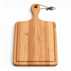 Light Brown Rectangular Wooden Cutting Board