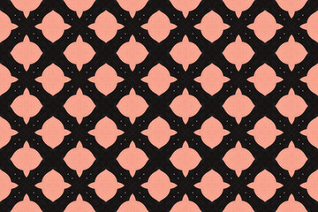 Seamless Fashion Shape Texture Digital Graphic Symmetric Geometric Fabric Wallpaper Visual Template Perspective Endless Interior Background Cloth Decoration Textile Art Tile Design Luxury Pattern.