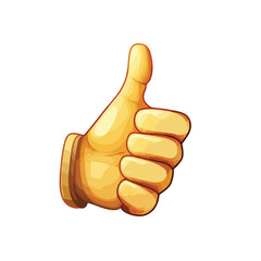 Professional Thumb Up Like Symbol Vector Illustration for Isolated Designs