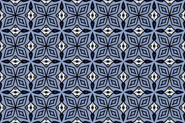 Seamless Fashion Shape Texture Digital Graphic Symmetric Geometric Fabric Wallpaper Visual Template Perspective Endless Interior Background Cloth Decoration Textile Art Tile Design Luxury Pattern.