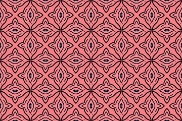 Seamless Graphic Shape Fashion Art Template Geometric Endless Texture Tile Symmetric Interior Design Cloth Perspective Background Digital Wallpaper Visual Fabric Luxury Decoration Textile Pattern.