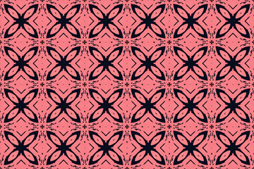 Fototapeta premium Seamless Graphic Shape Fashion Art Template Geometric Endless Texture Tile Symmetric Interior Design Cloth Perspective Background Digital Wallpaper Visual Fabric Luxury Decoration Textile Pattern.