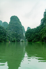 Landscape on a Boat Tour in Vietnam