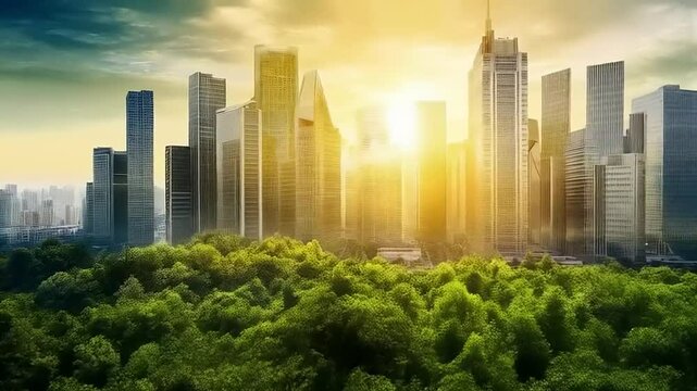 Sustainable urban growth: A seamless blend of nature and architecture vision