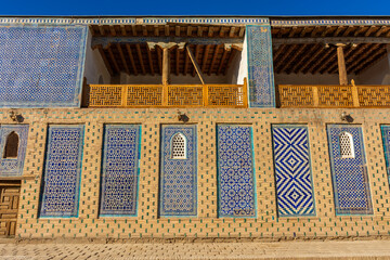 View of the Itchan Kala,  historic center of Khiva, Uzbekistan