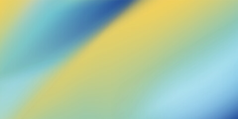 Abstract blurred gradient mesh background in blue and yellow colors of national flag of Ukraine.