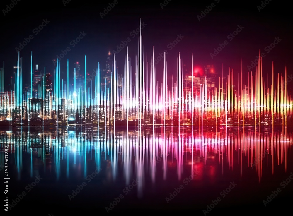 Poster the image features a vector halftone gradient effect, a vibrant abstract background, and incorporate