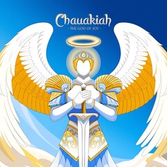 Angel Chauakiah – The God of Joy  35th Kabbalistic Angel of Peace Harmony and Divine Reconciliation Guardian of Sacred Justice Family Unity and Spiritual Contracts from the Powers Choir of Light