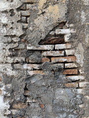 Damaged Stone Wall Background