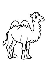  a happy camel with two humps Generative AI