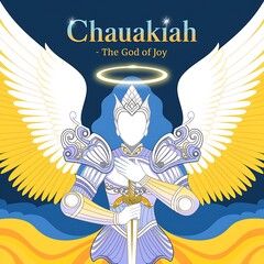 Angel Chauakiah – The God of Joy  35th Kabbalistic Angel of Peace Harmony and Divine Reconciliation Guardian of Sacred Justice Family Unity and Spiritual Contracts from the Powers Choir of Light