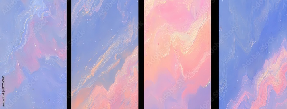 Poster the 1970s-inspired backgrounds feature a groovy hippie vibe with wavy, swirly, and twirly patterns, 