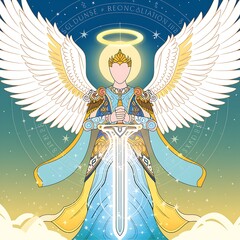 Angel Chauakiah – The God of Joy  35th Kabbalistic Angel of Peace Harmony and Divine Reconciliation Guardian of Sacred Justice Family Unity and Spiritual Contracts from the Powers Choir of Light