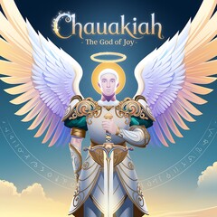 Angel Chauakiah – The God of Joy  35th Kabbalistic Angel of Peace Harmony and Divine Reconciliation Guardian of Sacred Justice Family Unity and Spiritual Contracts from the Powers Choir of Light