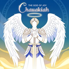 Angel Chauakiah – The God of Joy  35th Kabbalistic Angel of Peace Harmony and Divine Reconciliation Guardian of Sacred Justice Family Unity and Spiritual Contracts from the Powers Choir of Light