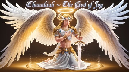Angel Chauakiah – The God of Joy  35th Kabbalistic Angel of Peace Harmony and Divine Reconciliation Guardian of Sacred Justice Family Unity and Spiritual Contracts from the Powers Choir of Light