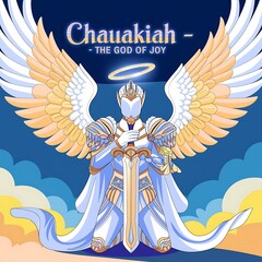 Angel Chauakiah – The God of Joy  35th Kabbalistic Angel of Peace Harmony and Divine Reconciliation Guardian of Sacred Justice Family Unity and Spiritual Contracts from the Powers Choir of Light