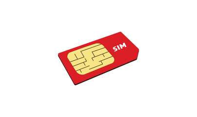 Sim icon vector illustration