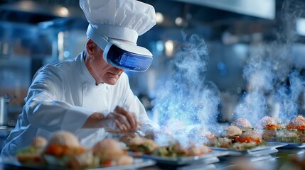 Culinary Innovation: Chef in VR Creating Virtual Cuisine