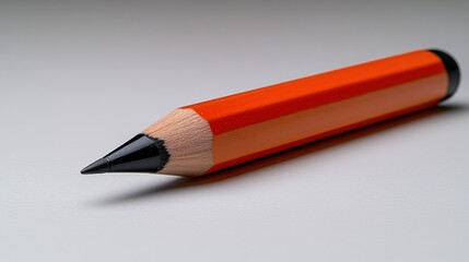 Close-up of an orange pencil
