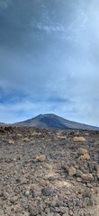 Tenerife panorama landscape,beautiful nature view mountains from hiking trips on Tenerife island, Canary Islands Spain