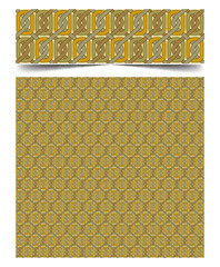 Seamless moroccan pattern background with flowers illustration clip-art