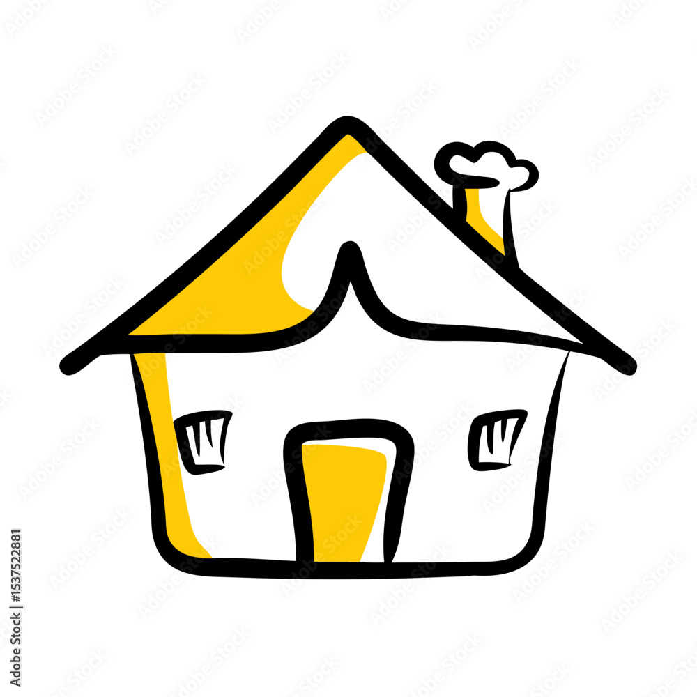 Poster House home on transparent background for web and graphic design for Web and Graphic design