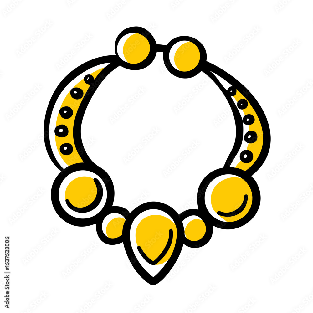 Aufkleber jewellery on transparent background for web and graphic design for web and graphic design