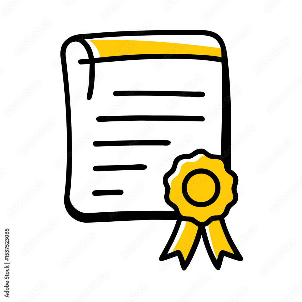 Poster legal certificate icon on transparent background for web and graphic design for web and graphic desi