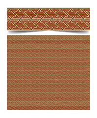 Seamless moroccan pattern background with flowers illustration clip-art