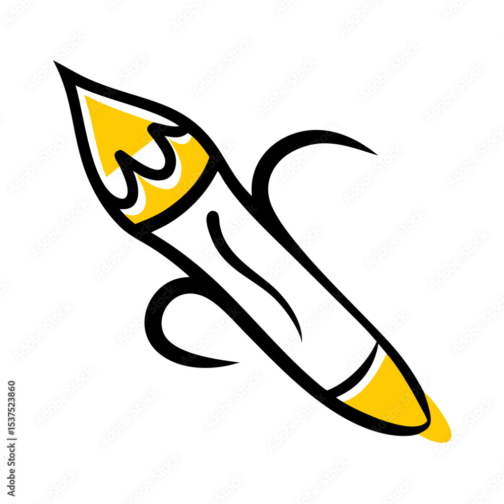 Poster pencil icon on transparent background for web and graphic design for web and graphic design