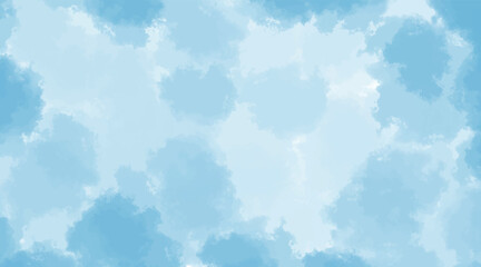 Watercolor abstract background light blue gradients colorful design