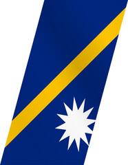 Stylized flag of Nauru
