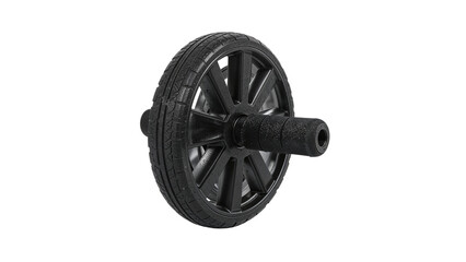 Obraz premium Ab Roller Wheel for Core Workout and Exercise Equipment, isolated on transparent background