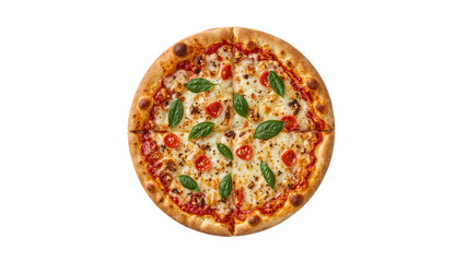 pizza, isolated on transparent background