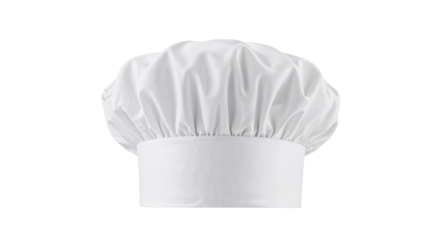 chef hat isolated on transparent background png