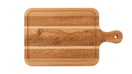 wooden cutting board isolated on transparent background png