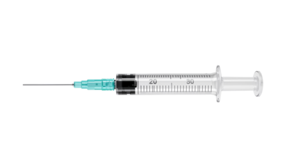 Syringe, isolated on transparent background PNG