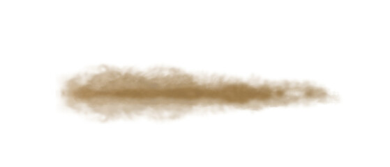Soil dust sandstorm particles isolated on transparent background. Brown smoke smog fog steam sand dust in air. Soft powder dust explosion rising. ideal for overlay, Compositing. Design elements. PNG
