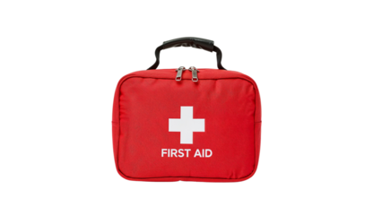 first aid kit isolated on transparent background png