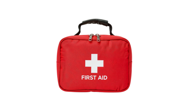 first aid kit isolated on transparent background png