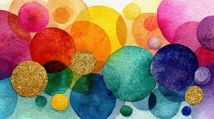   A vibrant depiction of multicolored spheres against a monochrome backdrop, featuring a lustrous focal point at its core