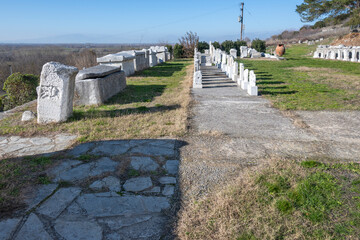 Ruins at archaeological area of Philippi, Greece